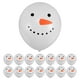 thumbnail image 1 of KAKOWELY 50 globos navideños de muñeco de nieve, grandes globos de látex blancos para arcos de globos, decoraciones para fiestas navideñas y celebraciones invernales., 1 of 5