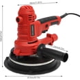 thumbnail image 3 of Handheld Drywall Sander, 1200W Electric Sander with 6 Sanding Discs, Variable Speed 1200-2500 RPM Wall Sander with Automatic Vacuum Dust Collection & LED Lighting & Adjustable Suction, 3 of 9