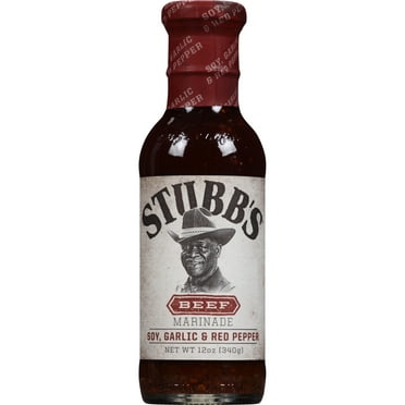 Stubb's Gluten Free Soy, Garlic & Red Pepper Beef Marinade, 12 oz Bottle