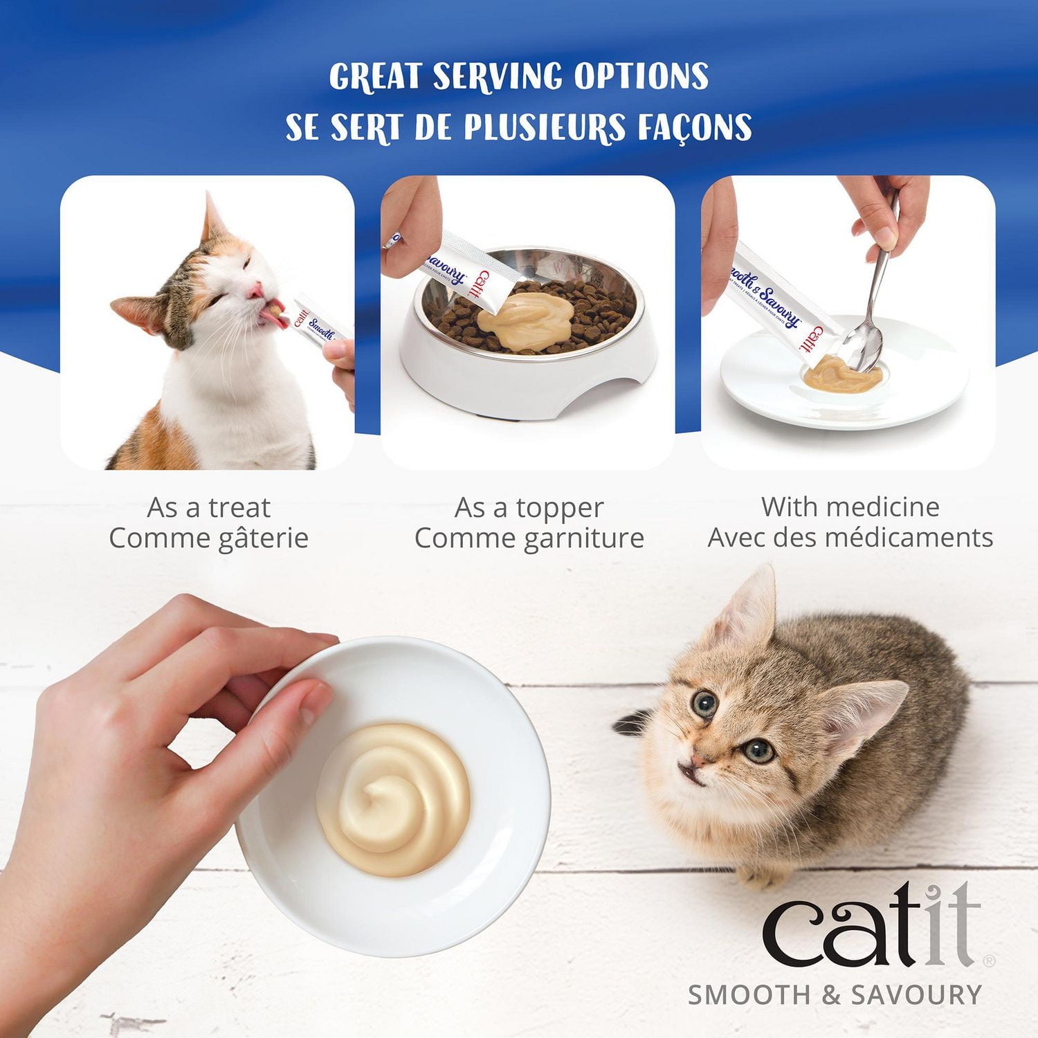 Catit Smooth & Savoury, Chicken with Liver, 4pk, 4x 15g