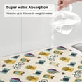 thumbnail image 6 of Kdxio Travel Elements for Dish Drying Mat,24*18 inch Absorbent Dish Drainer Kitchen Counter,Large Size Dish Drying Pad for Countertops,Draining Racks, 6 of 9