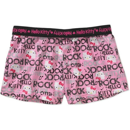 Hello Kitty - Juniors Knit Boxer Shorts - Walmart.com