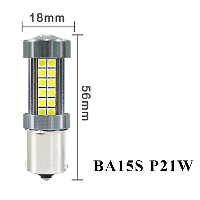 1pcs Strobe LED T15 T20 1156 BA15S W16W P21W W21W 7440 Reversing light Car light bulb white lamp white huangjie unisex