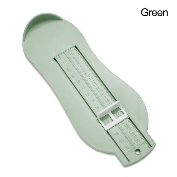 Adjustable Measuring Ruler Tool Child Shoe Infant Shoes Fittings Infant  Foot Measure Gauge Kid Foot Gauge Shoes Size Length Measuring GREEN -  Walmart.com