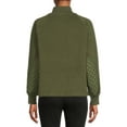 thumbnail image 3 of Time and Tru Women's Faux Sherpa Pullover Sweatshirt, 3 of 5