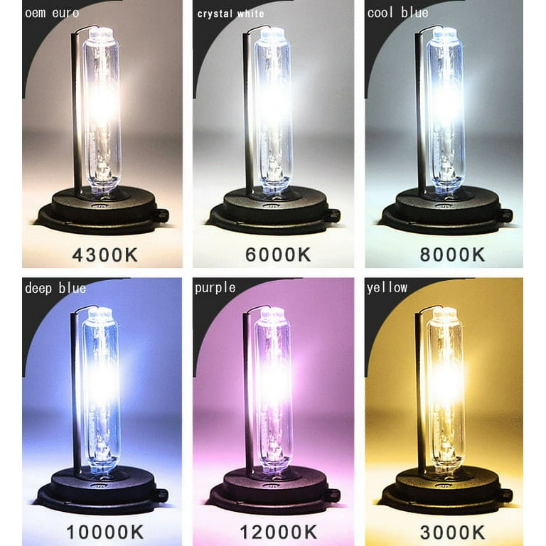 wideep D2S Xenon HID Headlight Bulbs, 6000K 35W, 85122 66240  66040 66240CBI Replacement Headlamp for High Low Beam, 2 Pcs : Automotive