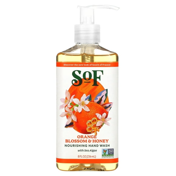 South of France Hand Wash Orange Blossom Honey 8 fl oz Pack of 2