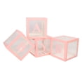 thumbnail image 1 of Balloon Boxes, 4PCS Transparent Balloon Boxes With Letters Easy Installation for Proposal Confession Baby Shower, 1 of 7
