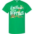thumbnail image 3 of Inktastic Mother of Reptiles Cute Turtle, Lizards, Snake T-Shirt, 3 of 5