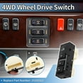 thumbnail image 2 of Interruptor Selector de Caja de Transferencia 4WD No.19259312 para Chevrolet Avalanche 1500 2500 Tahoe, 2 of 7