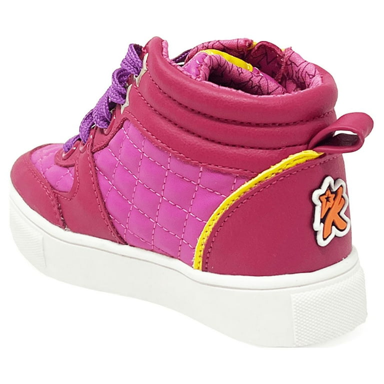 Karma's World Toddler Girls High Top Sneaker, Sizes 7-12 
