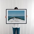 thumbnail image 3 of Beyond the Sea - Cabo San Lucas Baja California Sur Mexico Photography Boat Ocean Nautical Seascape Coast Minimalist Water Black Framed Wall Art Print 5 x 7 inches, 3 of 8