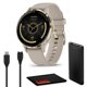 thumbnail image 1 of Correa de silicona gris dorado para smartwatch Garmin Venu 3S de 41 mm, 1 of 8