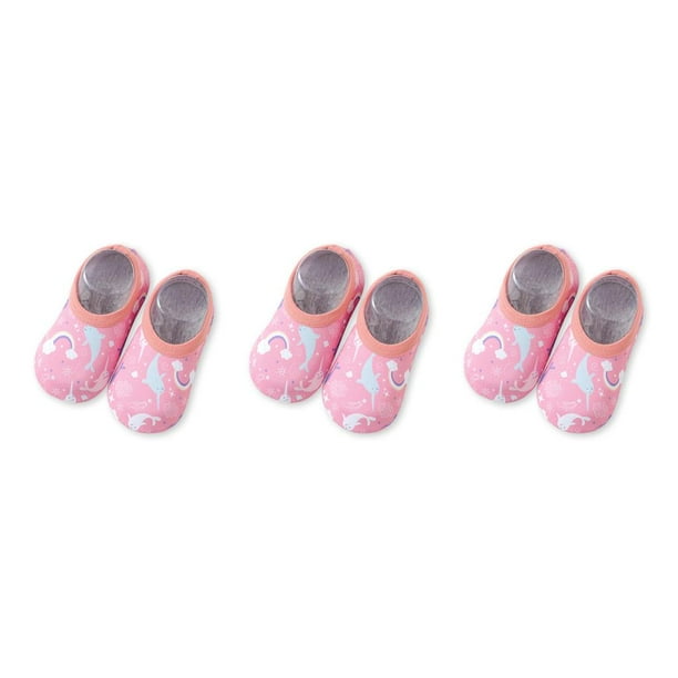 Soidarity 1 par de zapatillas de agua para niños pequeños, zapatos de natación, botas para interiores y exteriores Type4 NO4