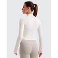 thumbnail image 2 of Campera CRZ YOGA Butterluxe Cropped Blanco Albaricoque XL, 2 of 6