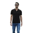 thumbnail image 5 of Iceglad Men's Knit Polo Shirts Cotton Short Sleeve Casual Collared Vintage Shirts Classic Fit Soft Shirts, 5 of 13