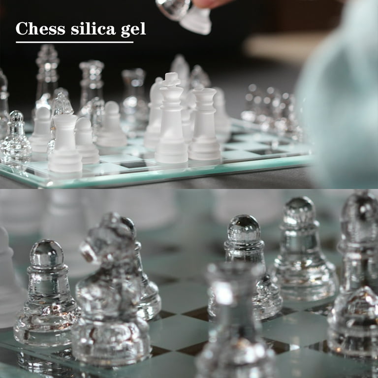 Handmade Resin Chess Mold Epoxy Casting Checkerboard Mould DIY