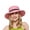 Pink, variant on 1-Pack Women's UPF50+ Foldable Straw Sun Hat – Stylish UV Protection Cap for Beach & Travel TIKA
