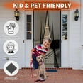 thumbnail image 4 of chalian Fiberglass Magnetic Screen Door Fit Door Size 36 x 80 in- Heavy Duty Fiberglass Screen Door Mesh for Interior Door, Patio and Sliding Doors - Door Screen Magnetic Closure Let Fresh Air in, 4 of 7