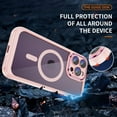 thumbnail image 4 of TECH CIRCLE Magnetic for iPhone 12 Pro Case, Compatible with MagSafe, Shockproof Dustproof Drop Proof Military-Grade Protection Magnetic Case for Apple iPhone 12 Pro 6.1" 2020,Apricot, 4 of 9