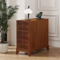 thumbnail image 6 of End Table with 3 Drawers, Corner Table with 4 Open Shelves, Tall Side Table for Bedroom and Corner, Expect Arrival Date (2025/5/27), 6 of 10