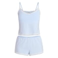 thumbnail image 5 of No Boundaries Lace Cami and Shorts Sleep Set, 2-Piece, Women's XXS-3X, 5 of 5