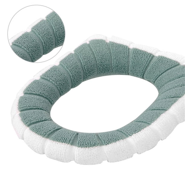 Bearachild Alfombrilla para asiento de inodoro, almohadilla suave, alfombrilla lavable para armario, cojín más cálido, accesorios de baño Juegos de accesorios de baño No.07 Bearachild HA001085-07