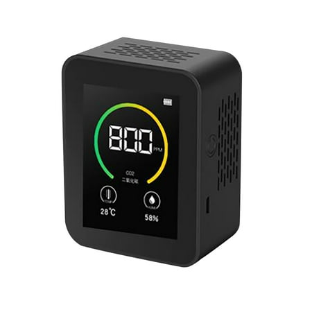 

Sebtyili Carbon Dioxide Detector Gas Concentration Content Color Screen Intelligence One Size