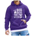 thumbnail image 1 of Men Rugby Printed Pocket Drawstring Hooded Sweatshirt Casual Loose Fit Comfortable Business Style Pullover for Everyday Wear, 1 of 4