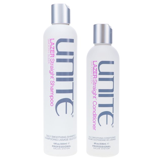 Unite Hair Lazer Straight Shampoo 10 Oz & Lazer Acondicionador recto 8 Oz Combo Pack UNiTE Food Unite Hair Lazer Straight Shampoo 10 Oz & Lazer Acondicionador recto 8 Oz