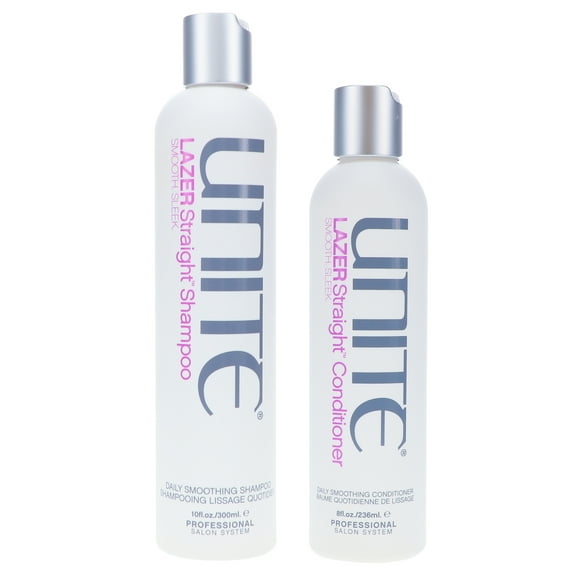 Unite Hair Lazer Straight Shampoo 10 Oz & Lazer Acondicionador recto 8 Oz Combo Pack UNITE Unite Hair Lazer Straight Shampoo 10 Oz & Lazer Acondicionador recto 8 Oz