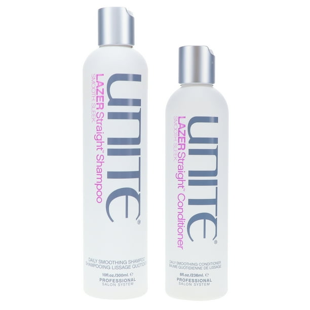 Unite Hair Lazer Straight Shampoo 10 Oz & Lazer Acondicionador recto 8 Oz Combo Pack UNITE Unite Hair Lazer Straight Shampoo 10 Oz & Lazer Acondicionador recto 8 Oz