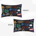 thumbnail image 4 of Balery Basketball Pillow Covers,Bed Pilowcases,Reversible Plush Throw Pillow Covers End Pillow Encasement,Pillow Case - 14"X20", 4 of 9