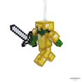 thumbnail image 3 of Hallmark Minecraft Zombie With Sword and Armor Christmas Ornament, 3 of 6