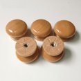 thumbnail image 3 of Muebles de madera maciza, puerta de armario, manija pequeña redonda de un solo orificio, manija de madera moderna y simple para cajón, manija de madera para armario, 3 of 4