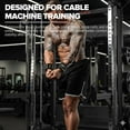 thumbnail image 4 of Wrist Cuffs for Cables Gym, Lifting Cuffs Wrist Straps for Cable Machines Strength Training Equipment, 4 of 5