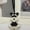 black, variant on Dog Keychain Bag Charm, Faux Leather Puppy Pendant Accessory for Handbag, Backpack and Keys