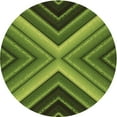 thumbnail image 1 of Ahgly Company Machine Washable Indoor Round Transitional Pistachio Green Area Rugs, 7' Round, 1 of 7