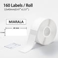 thumbnail image 2 of Cinta adhesiva MIARALA D30 12 mm x 40 mm, 8 rollos, 2 of 7