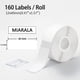 thumbnail image 2 of Cinta adhesiva MIARALA D30 12 mm x 40 mm, 8 rollos, 2 of 7
