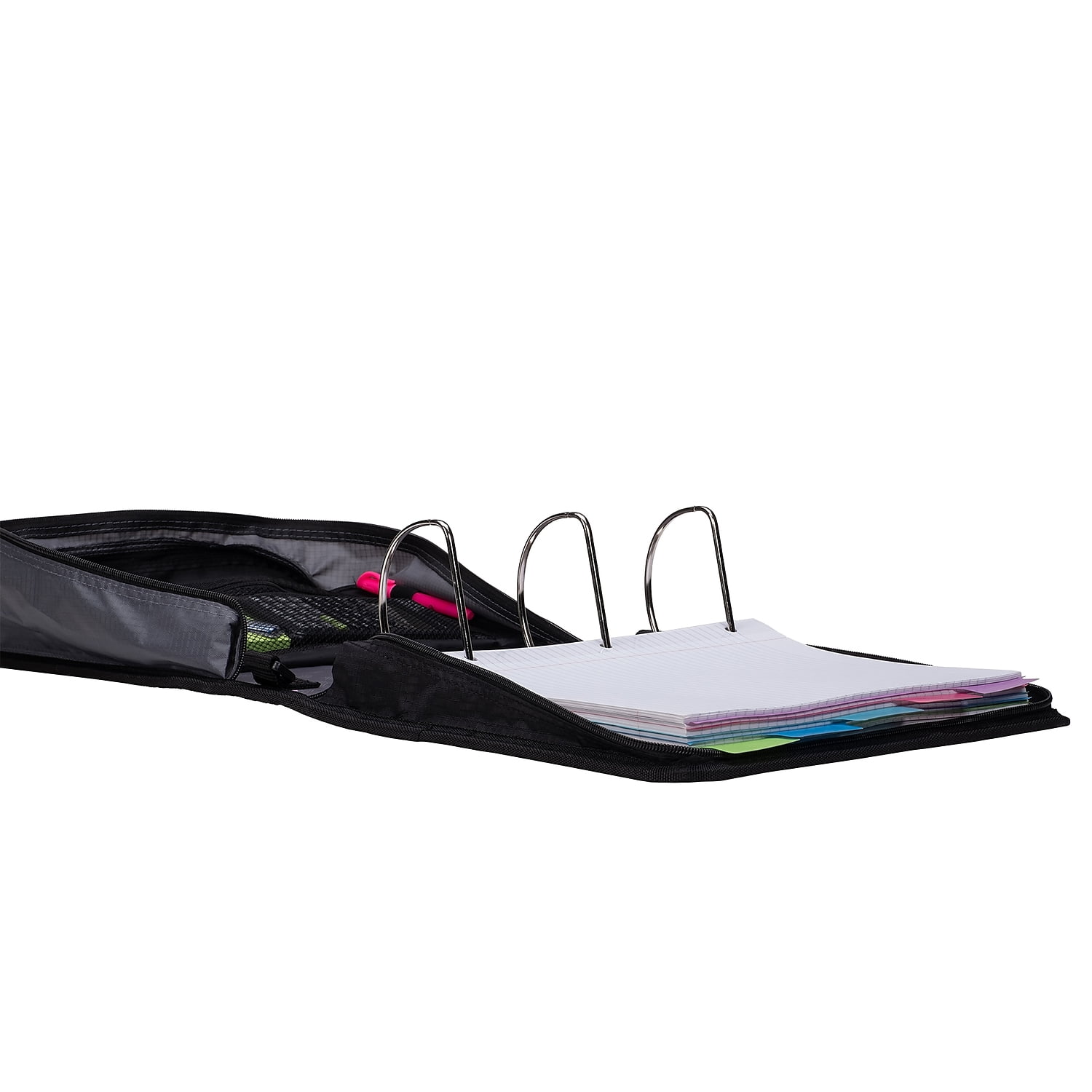 Case-It King Sized Binder with Zip Tab, Large 4 3-Ring