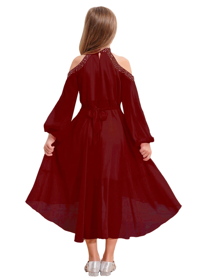 orange and brown maxi dress Between Now Then Terracotta Cotton Sleeveless Kids Dresses Color:Dark Red Enhance your summer elegance Lamé Pleated Dress -