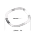 thumbnail image 3 of 4Pcs Arandela de resorte de acero inoxidable 304 de 31mmx39mmx0.4mm para tornillo, 3 of 3