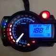 thumbnail image 3 of Velocímetro Digital para Motocicleta, Sensor, Odómetro, Tacómetro, Calibre Ajustable Zulema Medidores de velocímetro de motocicleta, 3 of 8
