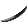 thumbnail image 4 of Ikon Motorsports Trunk Spoiler Compatible With 2017-2021 Honda Civic 5-Door Hatchback, Unpainted Black ABS Plastic P Style Rear Deck Lid Tail Trim Spoiler Wing, 4 of 8