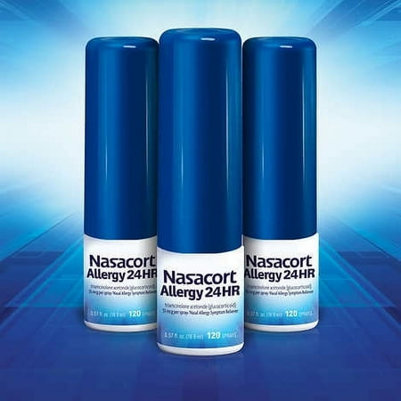 Nasacort Allergy 24HR, 3 Bottles