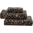 thumbnail image 4 of Plush Micro Fleece Bed Sheet Set, Extra Warm Polar Fleece 3 Pcs Winter Bed Sheets with Deep Pocket, Leopard, Twin, 4 of 7