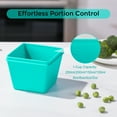 thumbnail image 6 of Micebay 1-Cup Silicone Freezer Molds with Lids, Individual 4-Pack Portion Soup Cubes Freezer Trays for Food Storage, Oven & Dishwasher Safe, BPA-Free, Silicone Freezer Containers for Meal Prep, 6 of 11