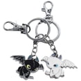 thumbnail image 2 of uds llaveros llavero pareja llavero amantes llavero dragón blanco y negro llavero bolso encanto Decoración JFHHH pequeña, 2 of 5