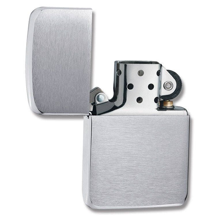 Zippo 1941 Replica Pocket Lighter, Brushed Chrome